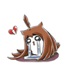 ふくろうのロックデュオ（個別スタンプ：13）