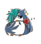 ふくろうのロックデュオ（個別スタンプ：19）