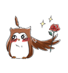 ふくろうのロックデュオ（個別スタンプ：20）