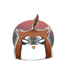 ふくろうのロックデュオ（個別スタンプ：31）