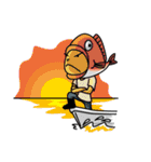 魚頭家族（個別スタンプ：34）