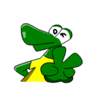 Crocodile the action（個別スタンプ：6）