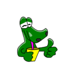 Crocodile the action（個別スタンプ：9）