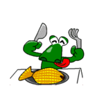 Crocodile the action（個別スタンプ：11）