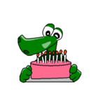 Crocodile the action（個別スタンプ：14）