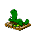 Crocodile the action（個別スタンプ：19）