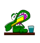 Crocodile the action（個別スタンプ：23）