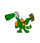 Crocodile the action（個別スタンプ：28）