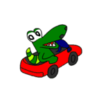 Crocodile the action（個別スタンプ：34）