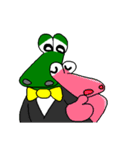 Crocodile the action（個別スタンプ：38）