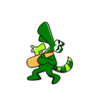 Crocodile the action（個別スタンプ：40）