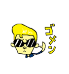 ロケンローラーと仲間達。（個別スタンプ：11）
