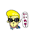 ロケンローラーと仲間達。（個別スタンプ：15）