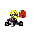 ロケンローラーと仲間達。（個別スタンプ：24）