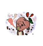 おやじりんご（個別スタンプ：8）
