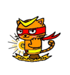 ヒロ猫(レッド)（個別スタンプ：34）