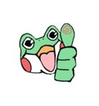 かえるとおたまじゃくし（個別スタンプ：1）