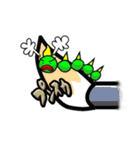 カタカナフデムシ（個別スタンプ：21）