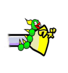 カタカナフデムシ（個別スタンプ：34）