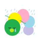 いもむし グリーン（個別スタンプ：18）