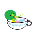 いもむし グリーン（個別スタンプ：28）