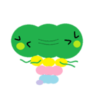 いもむし グリーン（個別スタンプ：32）