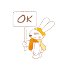 funny bunny (English version)（個別スタンプ：1）