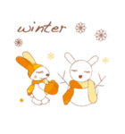 funny bunny (English version)（個別スタンプ：10）