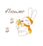 funny bunny (English version)（個別スタンプ：22）