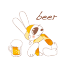 funny bunny (English version)（個別スタンプ：37）