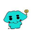 ぞうさんとライオンさん（個別スタンプ：11）