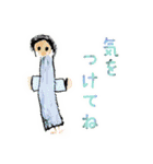 娘の描いた絵でスタンプを作ってみた（個別スタンプ：3）