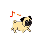 パグ犬ロック（個別スタンプ：6）