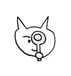 気まぐれなねこのスタンプ（個別スタンプ：1）