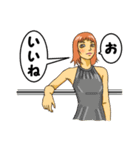 何て事ない受け答え。（個別スタンプ：32）