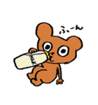 ままクマとベビーくま（個別スタンプ：26）