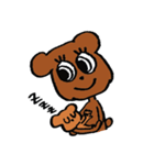 ままクマとベビーくま（個別スタンプ：28）
