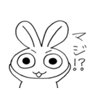 うさぎの憂うつ（個別スタンプ：3）