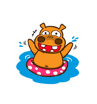 Crazy Hippo (ENG)（個別スタンプ：3）