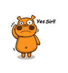 Crazy Hippo (ENG)（個別スタンプ：39）