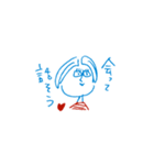 ゆるゆる2色イラスト（個別スタンプ：8）