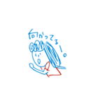 ゆるゆる2色イラスト（個別スタンプ：10）