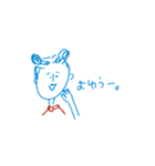 ゆるゆる2色イラスト（個別スタンプ：38）