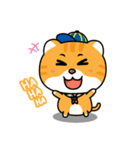 Little Tiger ＆ White Cat（個別スタンプ：6）