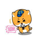 Little Tiger ＆ White Cat（個別スタンプ：12）