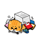 Little Tiger ＆ White Cat（個別スタンプ：17）