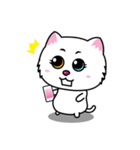 Little Tiger ＆ White Cat（個別スタンプ：24）