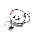 Little Tiger ＆ White Cat（個別スタンプ：35）