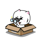 Little Tiger ＆ White Cat（個別スタンプ：36）