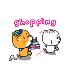 Little Tiger ＆ White Cat（個別スタンプ：40）